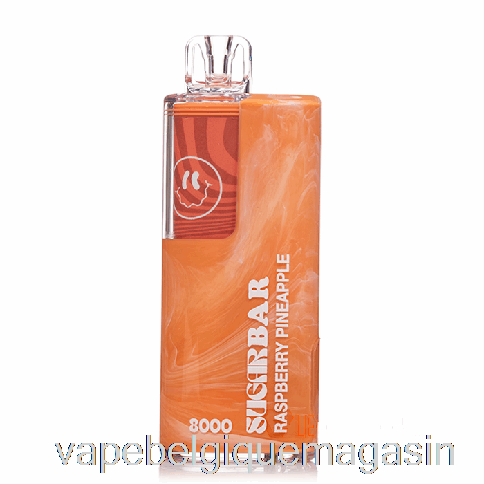 Vape Juice Barre De Sucre Sb8000 0% Zéro Nicotine Jetable Framboise Ananas